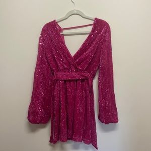 Sparkly hello molly dress